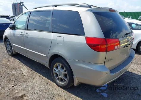 2004 Toyota Sienna Xle Limited из США, поврежденный, VIN 5TDBA22C74S013288